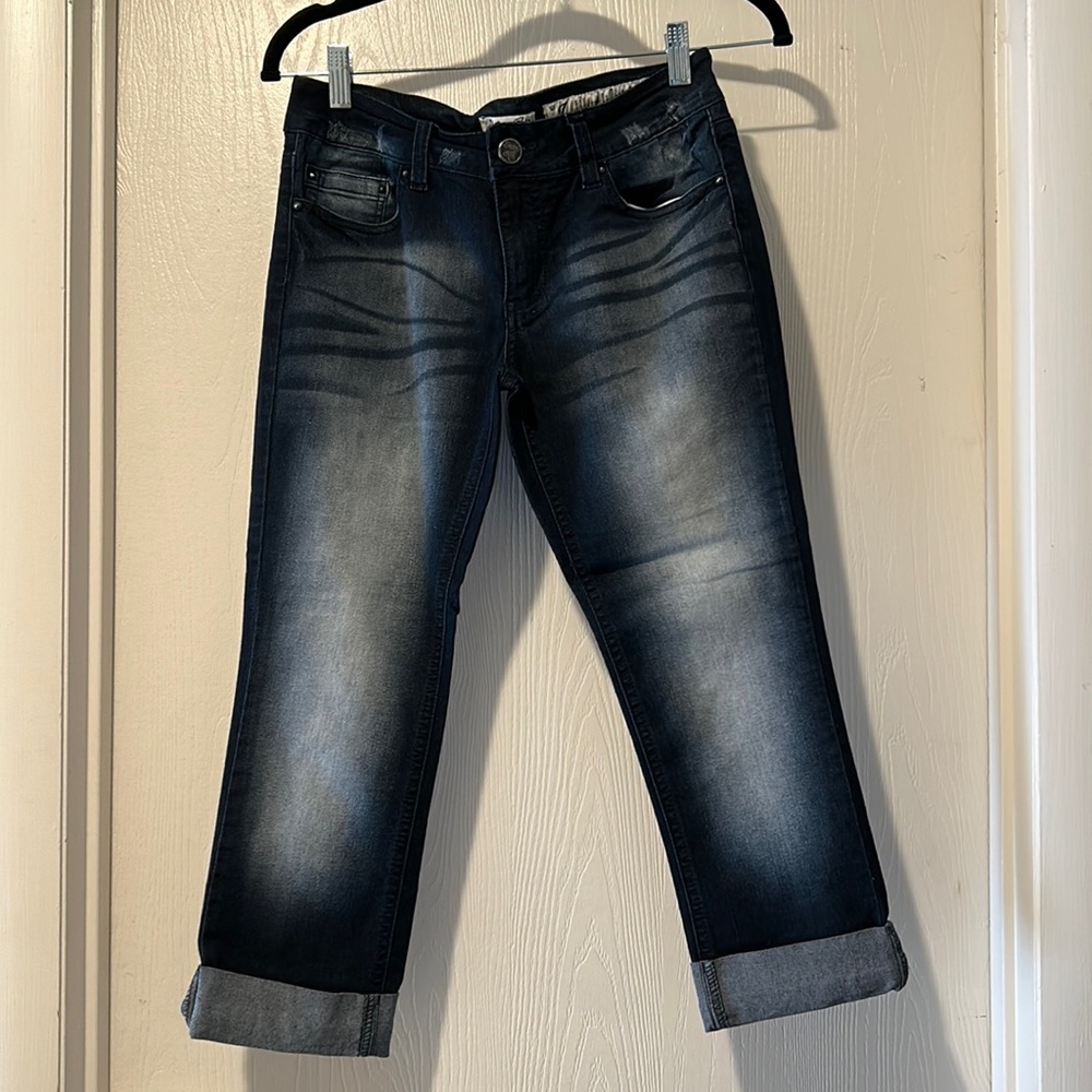 Jean capris dark navy